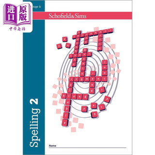 英国S&S教辅 Spelling Book 2: Year 2, Ages 6-7  拼写 2  6-7岁 英文原版 英语单词字母识别