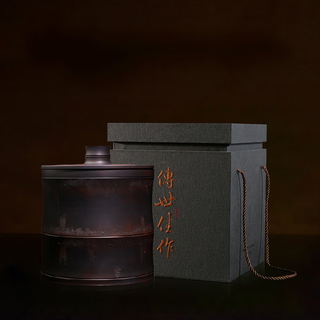 Yanhai mid-autumn festival tea ceremony 99 years unparalleled iceland old village ancient tree 250g/can private collection pu'er tea old alley ancient tea