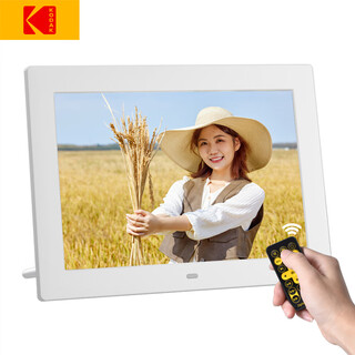 柯达（Kodak）1028C 数码相框10.1英寸高清电子相册视频照片音乐播放器 白色（1028C）10.1英寸）