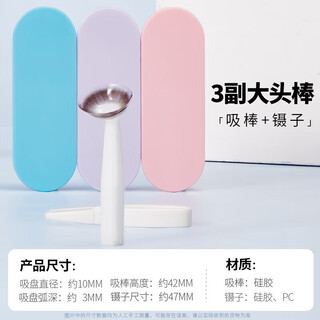 Glasses helper, contact lens remover, contact lens case, tweezers clip, suction stick, ok lens