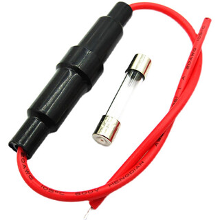 Mold fuse tube fuse holder with wire + 3a fuse tube specifications 5*20mm 5 sets in a pack unit pack