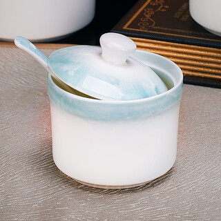 Red peony jingdezhen underglaze ribbon lid stew pot household ceramic tableware bone china bird's nest stew bowl water-proof lid bowl steamed egg bowl yunjin wanli 3.5-inch stew pot 1 piece 250ml