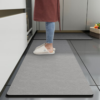 Qiqijia kitchen floor mats are non-slip and oil-proof, wipeable and washable, household water-absorbent and oil-absorbent floor mats, carpets, stain-resistant long strip mats
