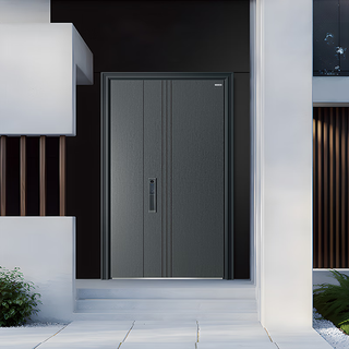 金亿甲门业（A30梦华)甲级安全门精雕板木纹转印入户门支持私人订制 A30梦华单门