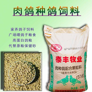 Jitaifeng pigeon food pigeon feed meat pigeon fattening breeding pigeon egg laying full price pellets feed turtle dove seagull parrot myna peacock 616 pigeon food pigeon feed 80jin jin is equal to 0.5kg (17 protein) some areas need to unpack for express delivery