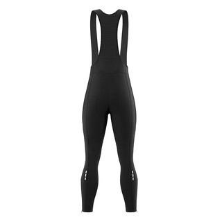 Soukesports shuzaki cycling bib pants long pants large size unisex bicycle cycling black professional sponge cushion sports black-basic m