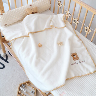 Baby stroller blanket tgtg baby blanket baby spring and autumn blanket children comfort blanket newborn baby bear blanket 100*120cm
