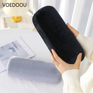 Voedoou autumn and winter men's solid color sleeves for men and women at work, student study sleeves, stain-resistant sleeves, arm sleeves, black 17*27
