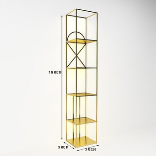 Double wrought iron wine rack display cabinet winery wine cabinet storage rack commercial multi-layer liquor floor-standing cabinet display rack customized 25*30*180 (with lights)
