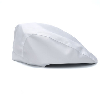 Jingcheng deye chef hat work hat forward hat cloth hat beret fast food hat waitress hotel restaurant breathable belt white one size (unisex)