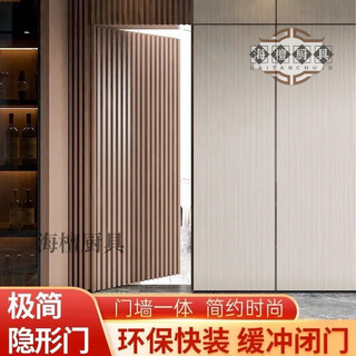 Miaopule 2024 новая невидимая дверь и стена, встроенная фоновая настенная решетка, дверь, решетка из массива дерева, решетка для телевизора, дверь спальни, деревянная декоративная решетка, встроенная невидимая дверь плюс фурнитура