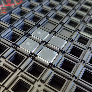 ic托盘周转塑料电子元器件非吸塑tray耐温LQFP封装芯片解密 QFP14*14*1.4mm