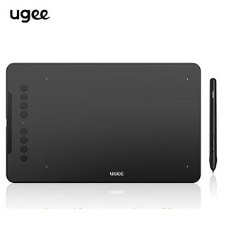 Ugee ex08 digital tablet, hand-drawing tablet for online classes, handwriting tablet, electronic drawing board and computer writing pad, drawing tablet for online teaching. ugee ex08 comes standard in black.