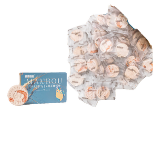 Barbarian pie pie freeze-dried krill cake barbarian pie pie pet snacks fattening hair and cheeks beautifying skin care antarctic krill chicken patty 100g krill cake 100g