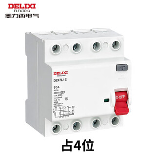 Electrical dz47l1e electronic leakage protection switch cdl7 upgraded low-rent housing 32a10a63a 10a 2p