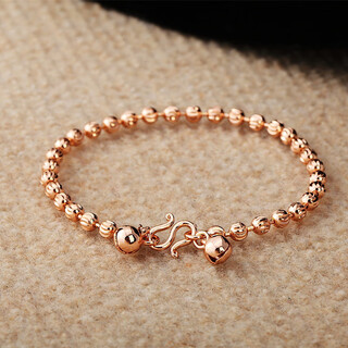 Senyong european and american fashionable platinum women's bracelet korean 18k rose gold multi-layer retro bell 24k color gold women's bracelet anklet white gold