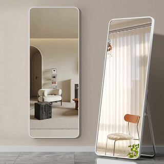 Xingkai dressing mirror full-length mirror home bedroom floor mirror clothing store fitting mirror internet celebrity large mirror jy89 white 146*36