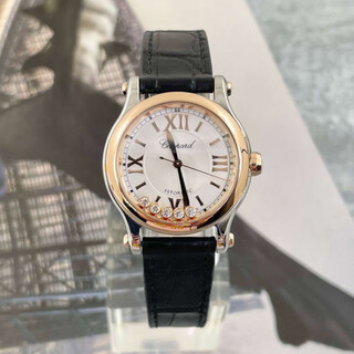 Second-hand 99 new chopard women's watch happy diamond series 5 diamond/7 diamond automatic mechanical chopard women's watch second-hand luxury watch 30 dials 278573-6013