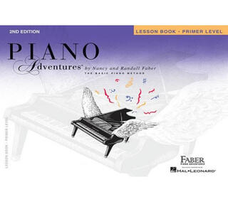 初级课本 菲伯尔钢琴基础教程 英文原版 Piano Adventures, Primer Level, Lesson Book