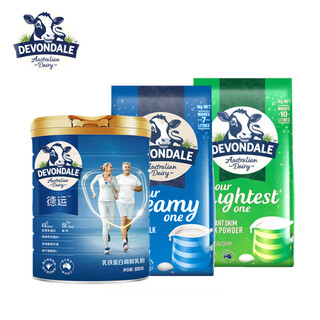 Deyun australia deyun adult milk powder full-fat skim lactoferrin modified milk powder for teenagers, middle-aged and elderly 1kg modified milk powder (whole milk powder (with chinese label