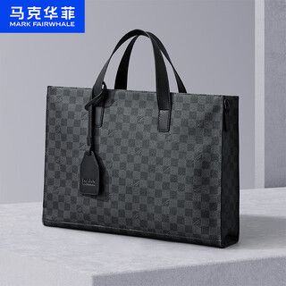 Mark huafei men's briefcase handbag men's 16-inch laptop bag business shoulder messenger bag business bag men's