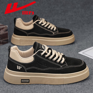 Pull back men's shoes new sneakers men's thick-soled trendy versatile casual sports shoes for men 1808 black khaki 42