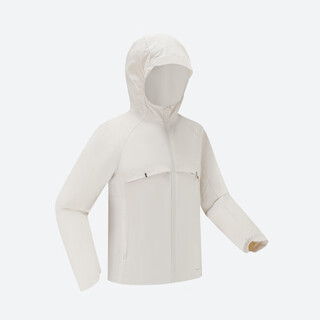 Decathlon (decathlon) children's cooling sun protection clothing breathable sun protection clothing upf500+ summer lightweight jacket for boys and girls 2024 new milk tea coffee 80 123-130cm 7-8 years old