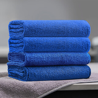 Mili's home milk tea shop rags absorb water barista bar commercial towel kitchen restaurant table wiping linen blue 5 pieces 30*30cm