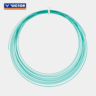 威克多（VICTOR）胜利羽毛球线高弹耐久性操控性超细 VBS-61韧性弹力控球拍线 VBS-61 U 翠绿