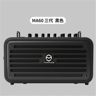 Musiccube music knight ma60 audio roadshow guitar playing k-song internet celebrity live street singing performance speaker. black