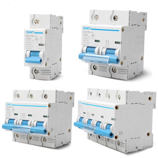 正泰正泰大功率空开 空气开关 DZ158 1P 2P 3P 4P  80A 100A 125A 3P 125A