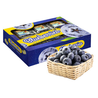 Full box of peruvian big mac blueberries 125g*6 boxes 22mm