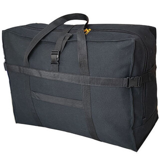 Sailotou thickened waterproof oxford cloth aviation checked bag large capacity travel bag foldable large bag luggage bag moving bag large size 70*50*34 black