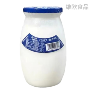 Jichun old beijing yogurt solidified fermentation specialty traditional craft childhood original flavor old yogurt reduced fat original flavor 6 bottles (foam box plus ice bag)