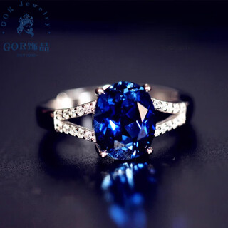 Fat donglai quality tanzanite ring 925 sterling silver herringbone tanzanite sapphire women's sterling silver handmade main stone 8x10mm live ring