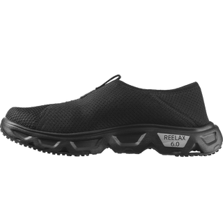 Salomon recovery shoes men's and women's casual beach shoes comfortable one-leg reelax moc 6.0 women's black 471118 l 5.5 (38 23)
