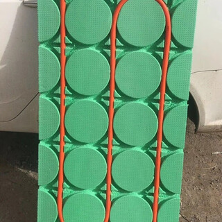 Floor heating module superconducting backfill dry floor heating spacing 20 template insulation board card slot green household fast. take less than ten pictures and default to send a sample within 10 cm * 10 cm 1.2 meters long 3 cm thick 0.6 meters wide