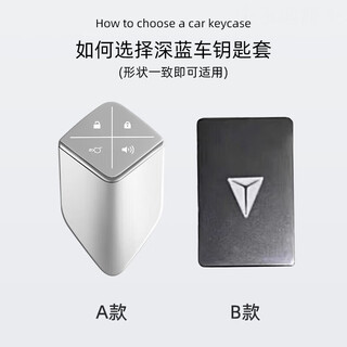 Cangsu is suitable for 24 models of changan dark blue g318 key cover remote control car bag buckle accessories modification. please check the original car key before bidding.