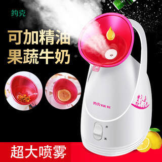 York facial steamer, hot spray facial steamer, facial steamer, household moisturizing nano sprayer, beauty instrument hydration sprayer, hot spray facial moisturizing facial hydration, upgraded large water tank, essential oil, fruit and vegetable version