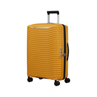 Samsonite samsonite suitcase large wave box large capacity suitcase trolley box kj1 yellow 20-inch birthday gift