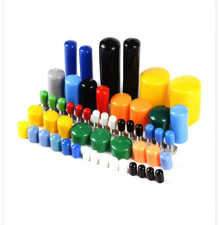 Han chang rubber protective cap thread protective sleeve steel pipe steel bar protective cap bolt screw screw cap plastic default black other colors contact customer service