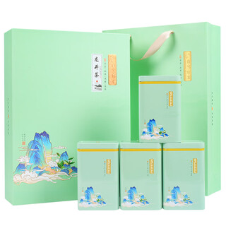 Cai huanhuan longjing tea gift box 2024 new tea mingqian green tea first grade 500g longjing tea gift box for gifts to elders
