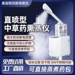 Pulvérisateur à vapeur facial à pulvérisation chaude et froide, dispositif hydratant et rajeunissant domestique pour salon de beauté, machine de pulvérisation chaude et froide qui produit de la brume en une seconde, dispositif de fumigation à base de plantes chinoises
