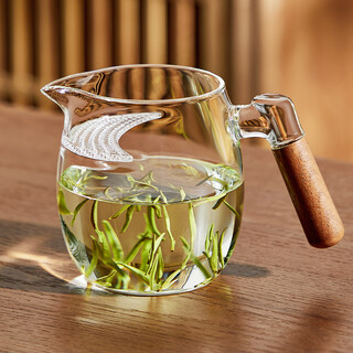 Yipot tea heat-resistant glass teapot crescent filter integrated pot green tea tea maker household green tea fair cup teapot tea set transparent muyun crescent teapot 750ml