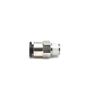 Rc1/8 to 6mm air pipe quick-in terminal connector pneumatic quick-connect hose 8-rc1/4 straight through 10-pt1/2 teeth 8- rc3/8
