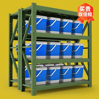 Real shelf storage shelf layer rack warehouse 200*60*200 multi-layer equipment rack 200kg/layer military green display rack steel storage rack storage rack can be customized
