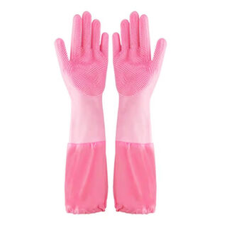Pet bathing gloves for washing dogs and cats, extended anti-scratch and anti-biting supplies, dog and cat bathing artifact, massage brush