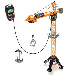 Dickie toys remote control engineering crane 121cm large 350 degree rotating children's electric crane