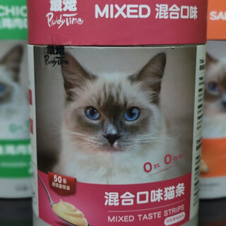 The most beloved cat strips, cat snacks, kitten nutrition strips, fattening and calcium supplementing 10g*50 strips, 15g*30 strips, mixed flavors 10gx50 strips (bucket)