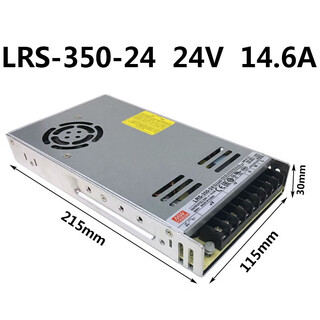 Lrs mean well dc24v switching power supply 12v30a dc 5v regulated 50/100/150/200/350mw lrs-350-24 24v 14.5a